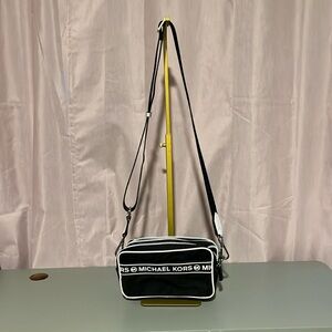 Michael Kors Black and White crossbody
